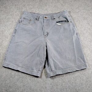 Gotcha Unbustable 494 Vintage Mens Gray Denim Skater Shorts 32 90s Surf Y2K